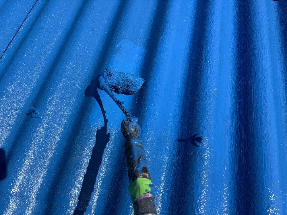 奈良市の屋根塗装をリペイント匠が施工した写真