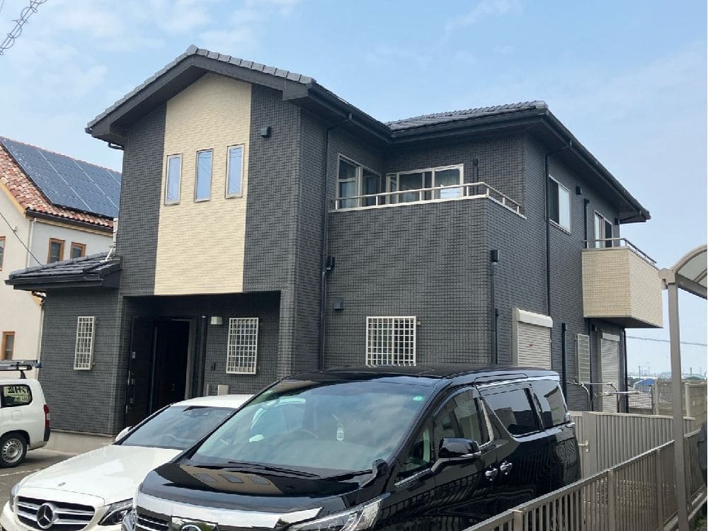 奈良市の外壁塗装、防水工事をリペイント匠が施工した写真