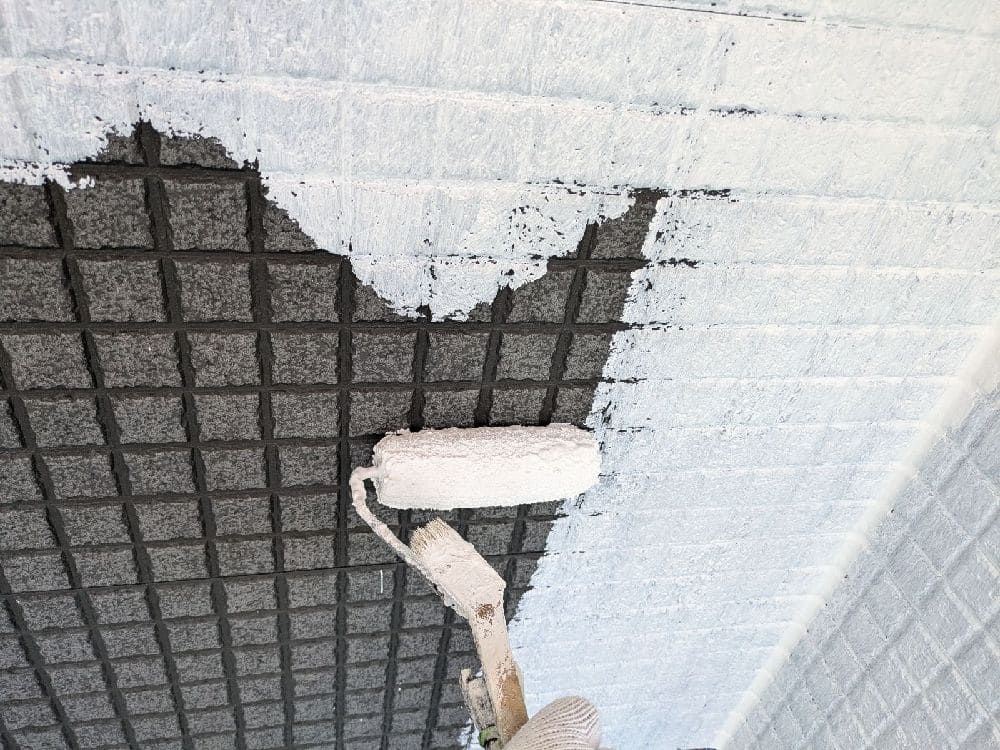 奈良市の外壁塗装、防水工事をリペイント匠が施工した写真