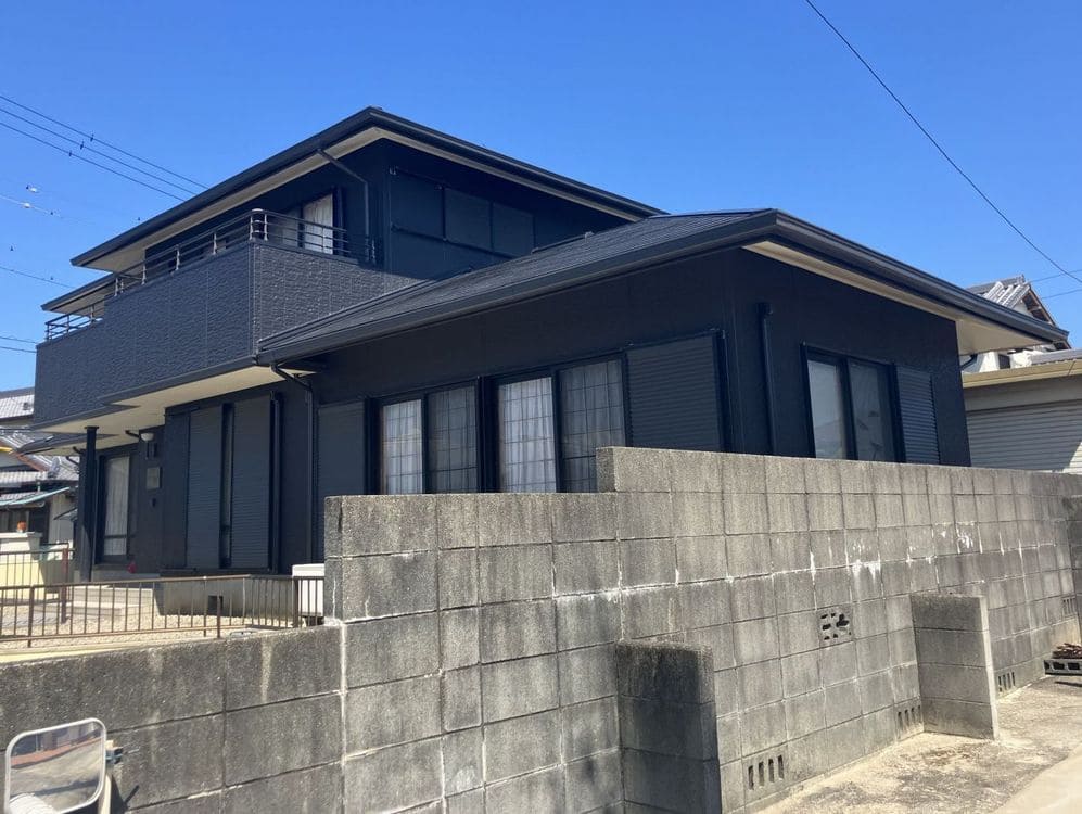 O様(奈良市)_施工後_外壁全体 奈良市の外壁塗装、屋根塗装をリペイント匠が施工した写真