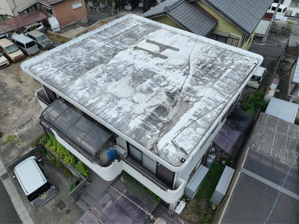 生駒市の防水工事をリペイント匠が施工した写真