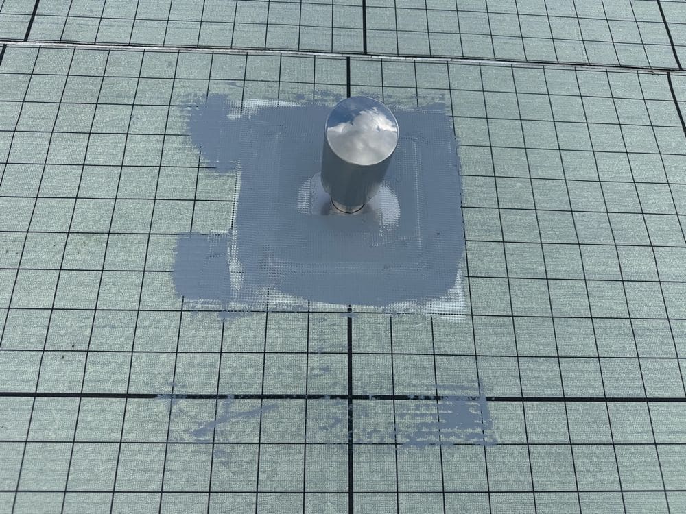生駒市の防水工事をリペイント匠が施工した写真