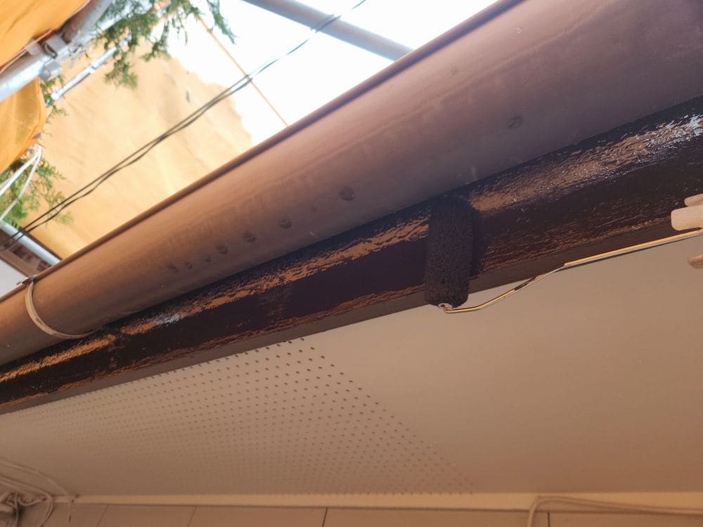 S様(生駒市)鼻隠し‗2回目 生駒市で外壁・屋根塗装をリペイント匠が施工した写真