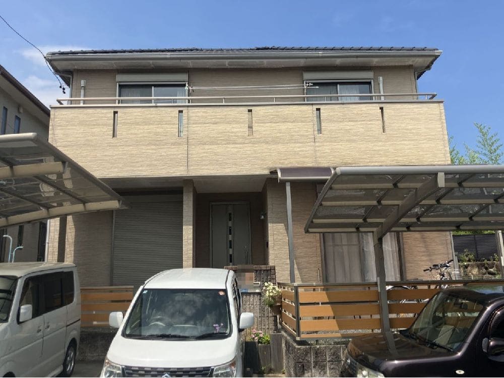 奈良市の外壁塗装、防水工事をリペイント匠が施工した写真