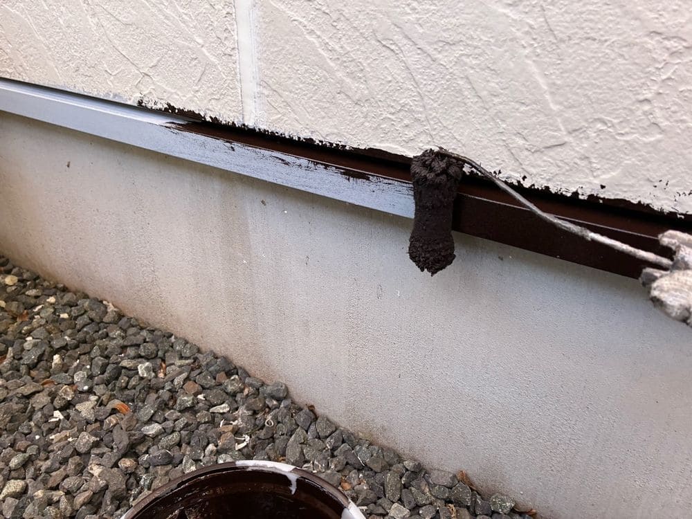 M様(橿原市)水切り‗2回目 橿原市の外壁塗装をリペイント匠が施工した写真
