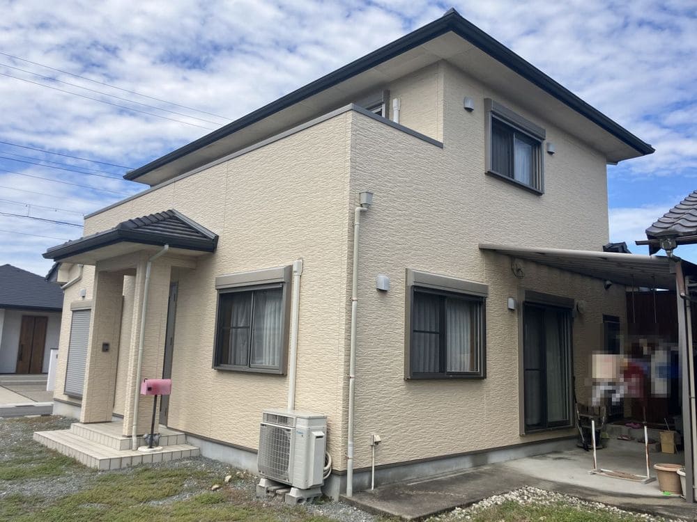 奈良市久居 N様施工前 奈良市の外壁塗装をリペイント匠が施工した写真