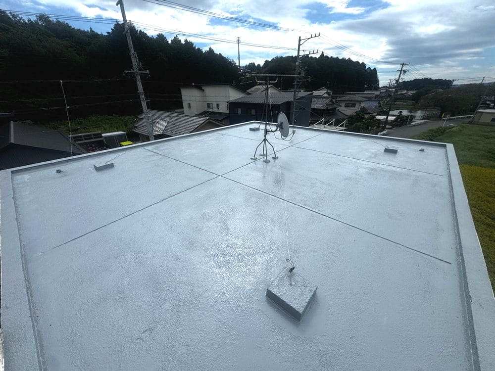 奈良市の防水工事をリペイント匠が施工した写真