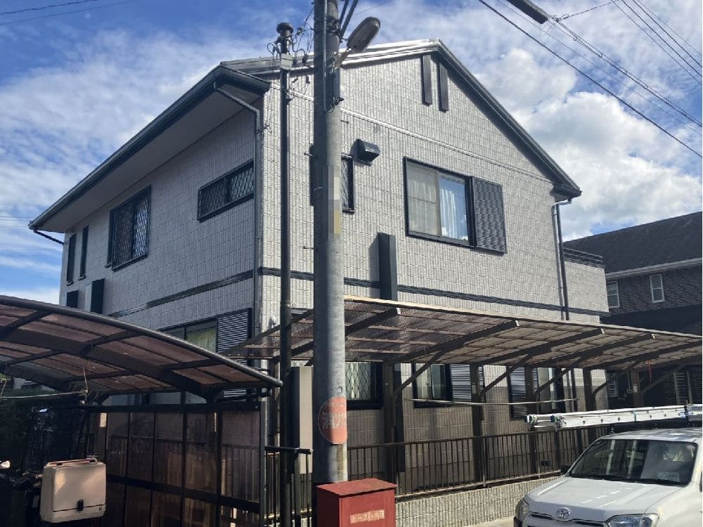M様(亀山)施工後_外壁全体 生駒市の外壁塗装、屋根塗装をリペイント匠が施工した写真