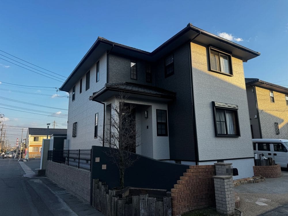 Y様(奈良市日永西)_施工後_外壁全体 (3) 奈良市の外壁塗装、防水工事をリペイント匠が施工した写真