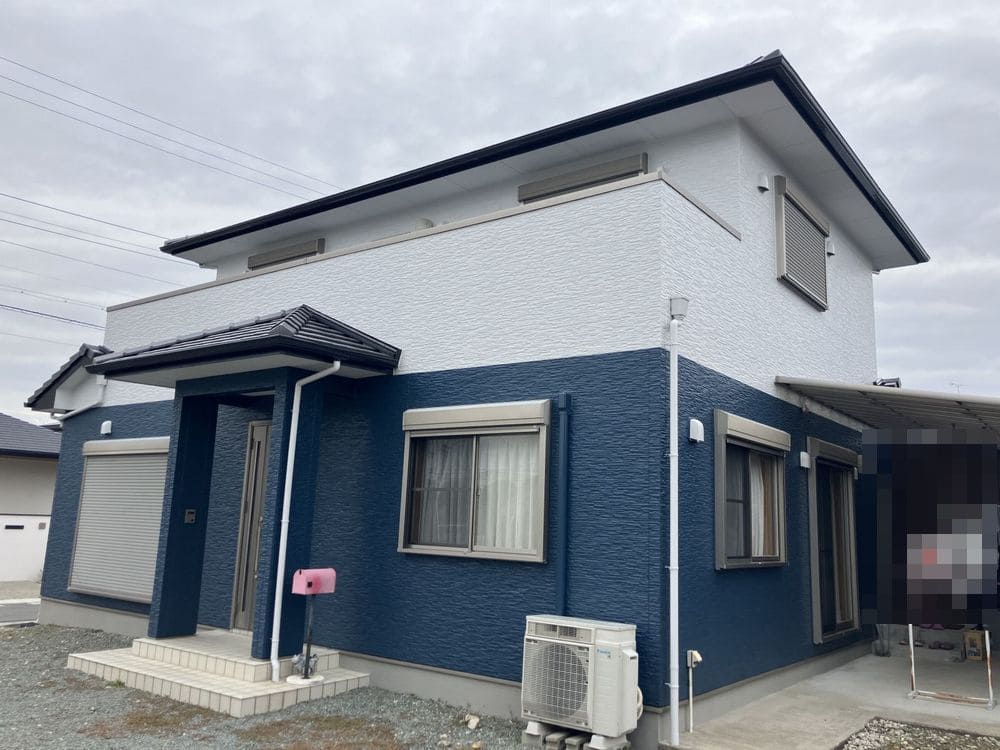 奈良市久居 N様施工後 (2) 奈良市の外壁塗装をリペイント匠が施工した写真