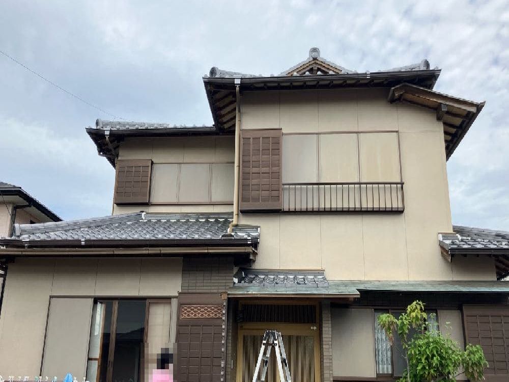 F様(津)施工前_外壁全体 (2) 奈良市の外壁塗装をリペイント匠が施工した写真
