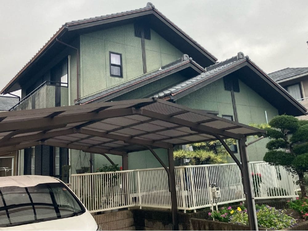 T様(津)施工前_外壁全体 (8) 奈良市で外壁塗装をリペイント匠が施工した写真