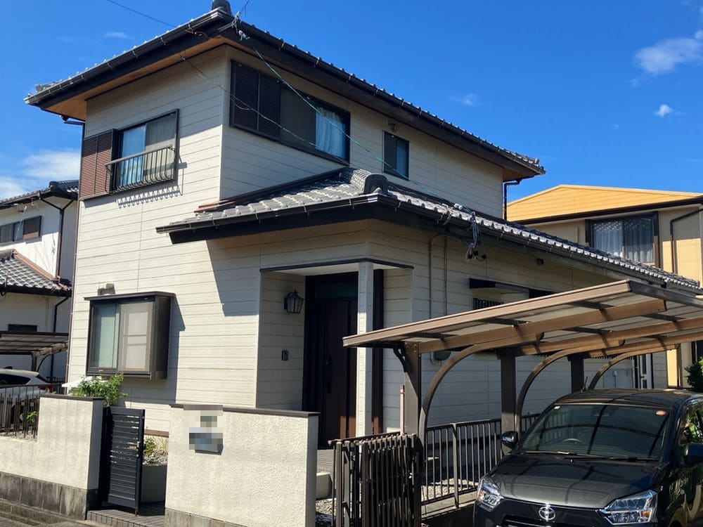 U様_生駒市_施工前_全体2 生駒市の外壁塗装をリペイント匠が施工した写真