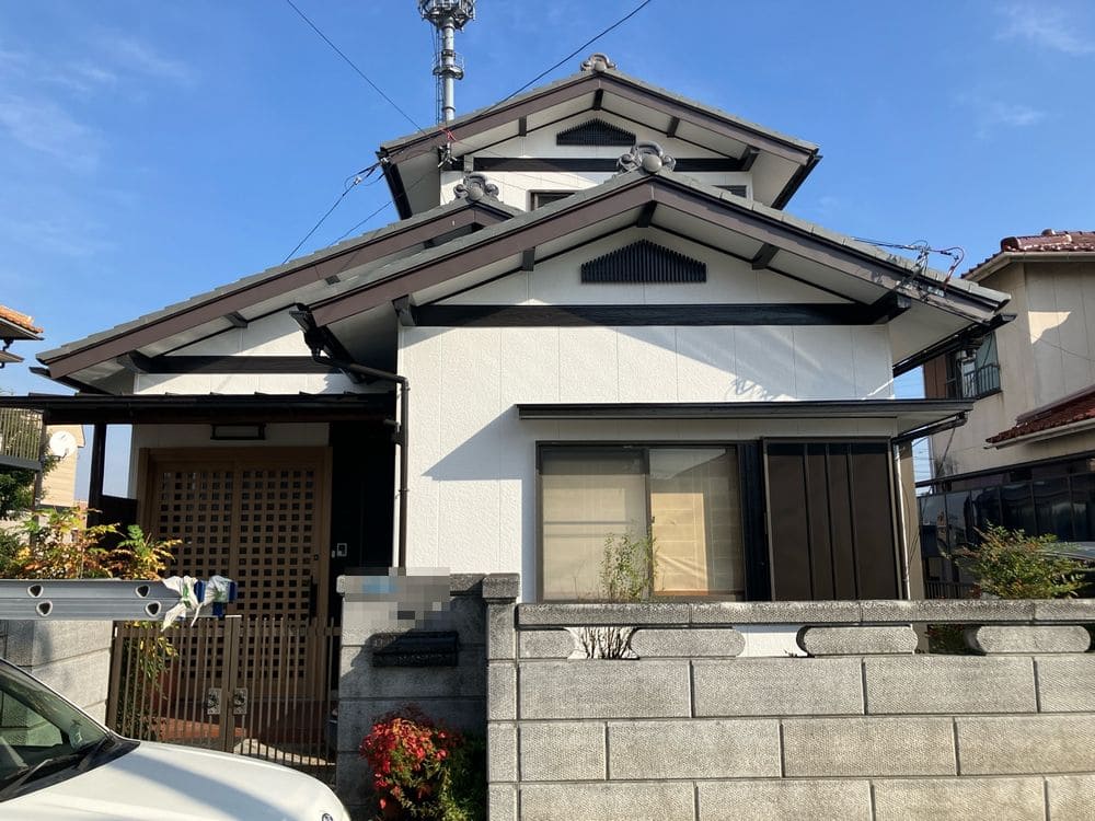 生駒市の外壁塗装をリペイント匠が施工した写真