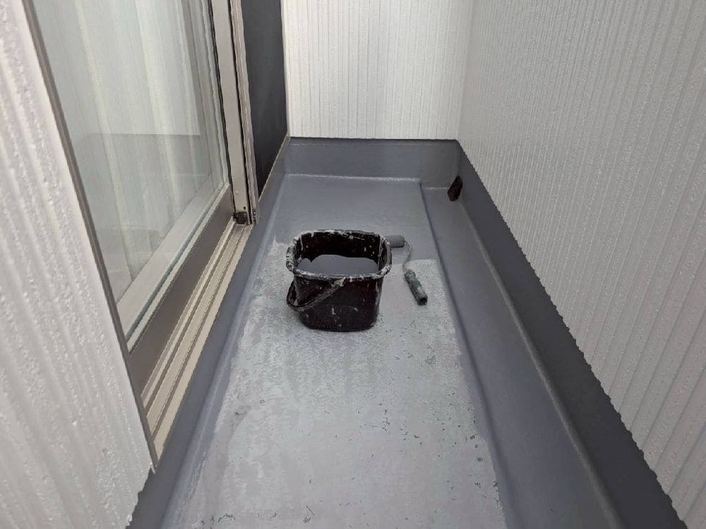 奈良市の外壁塗装、屋根塗装、防水工事をリペイント匠が施工した写真