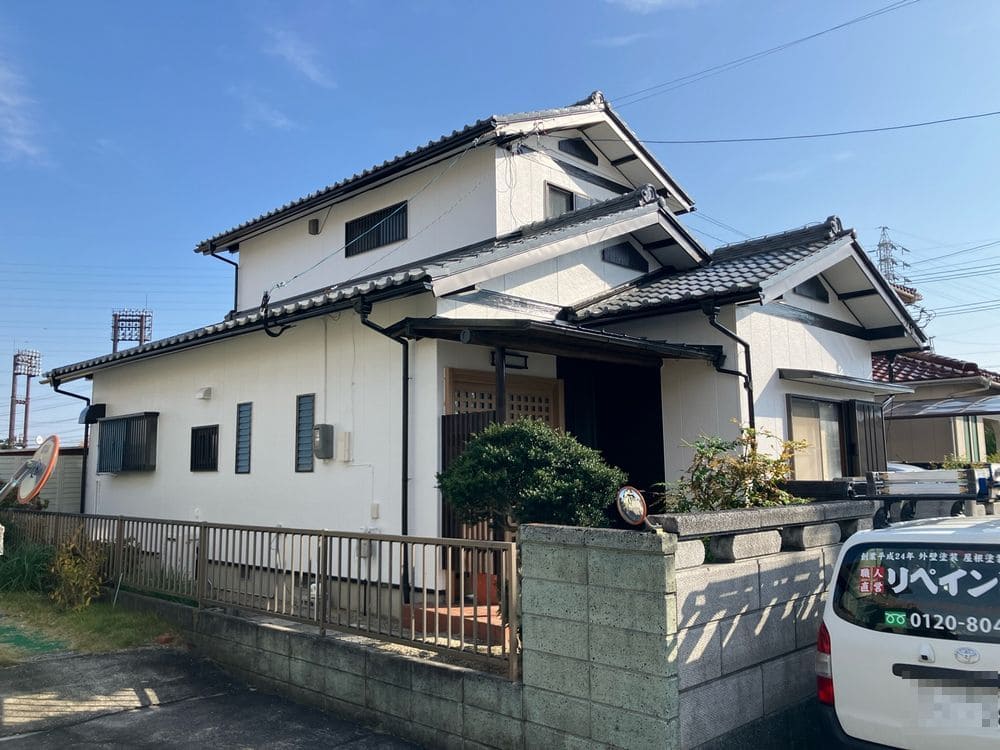 生駒市の外壁塗装をリペイント匠が施工した写真