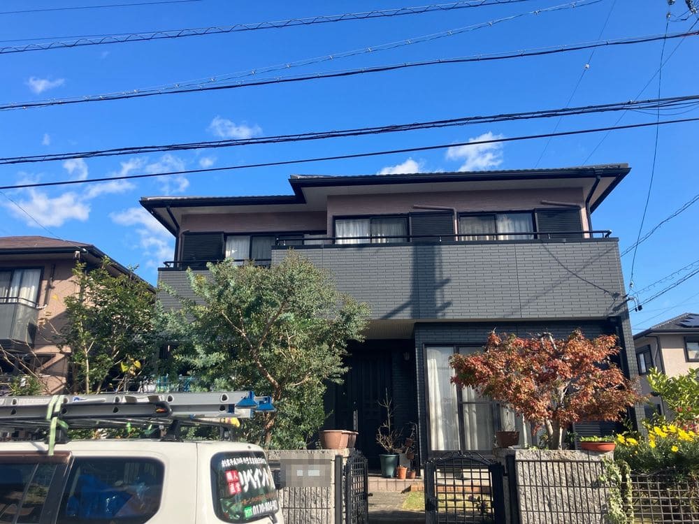 生駒市_S様_施工後_外壁全体 生駒市の外壁塗装、防水工事をリペイント匠が施工した写真