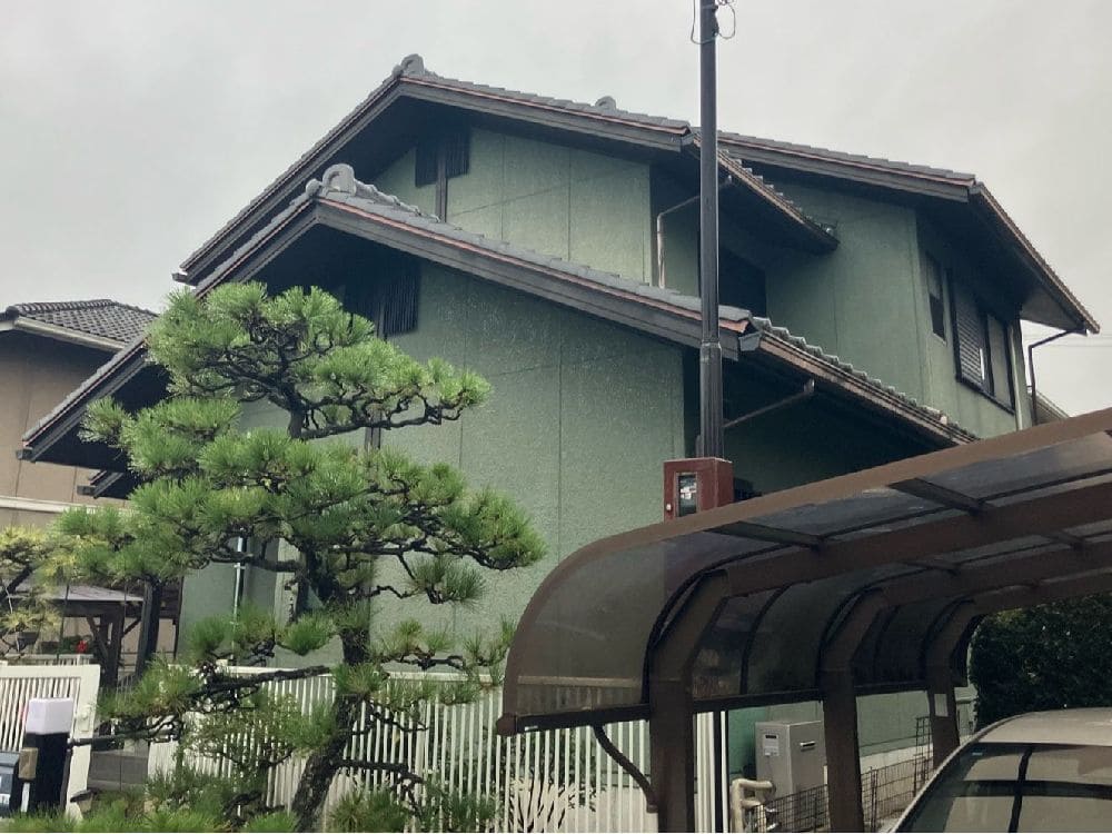 T様(津)施工前_外壁全体 (9) 奈良市で外壁塗装をリペイント匠が施工した写真