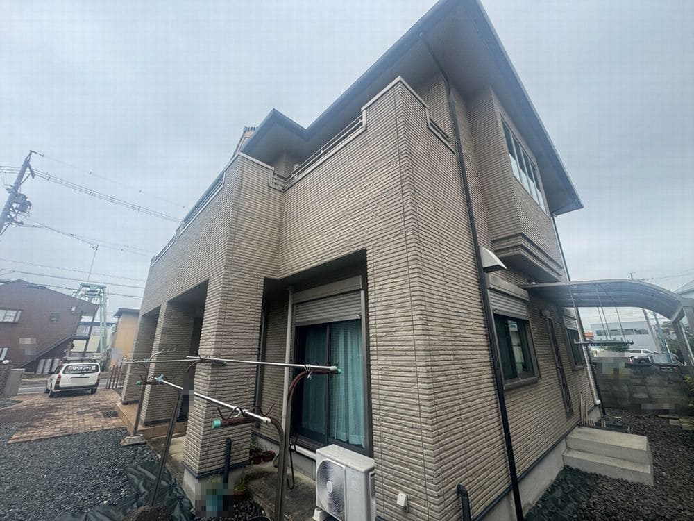 S様_生駒市__施工前_外壁全体3 生駒市の外壁塗装、防水工事をリペイント匠が施工した写真
