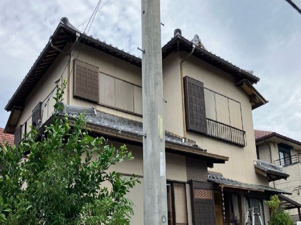 F様(津)施工前_外壁全体 奈良市の外壁塗装をリペイント匠が施工した写真