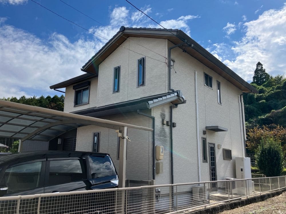 生駒市の外壁塗装、防水工事をリペイント匠が施工した写真