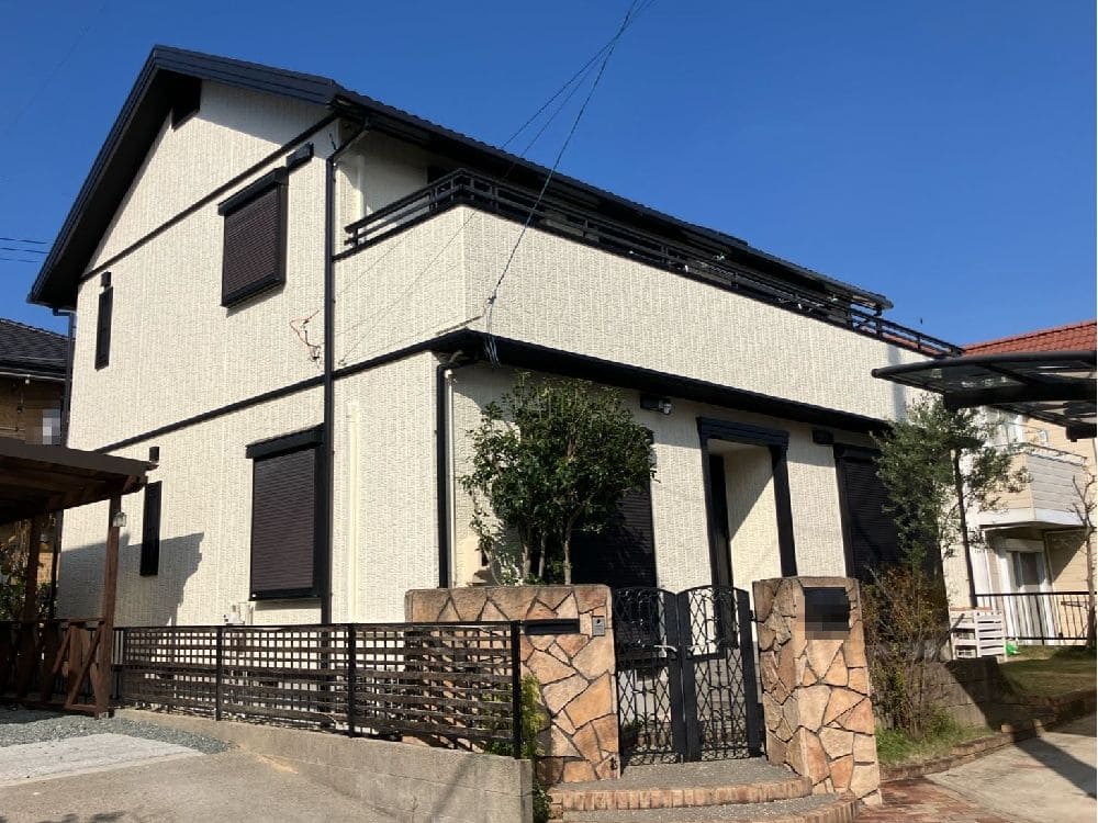 奈良市の外壁塗装、屋根塗装をリペイント匠が施工した写真