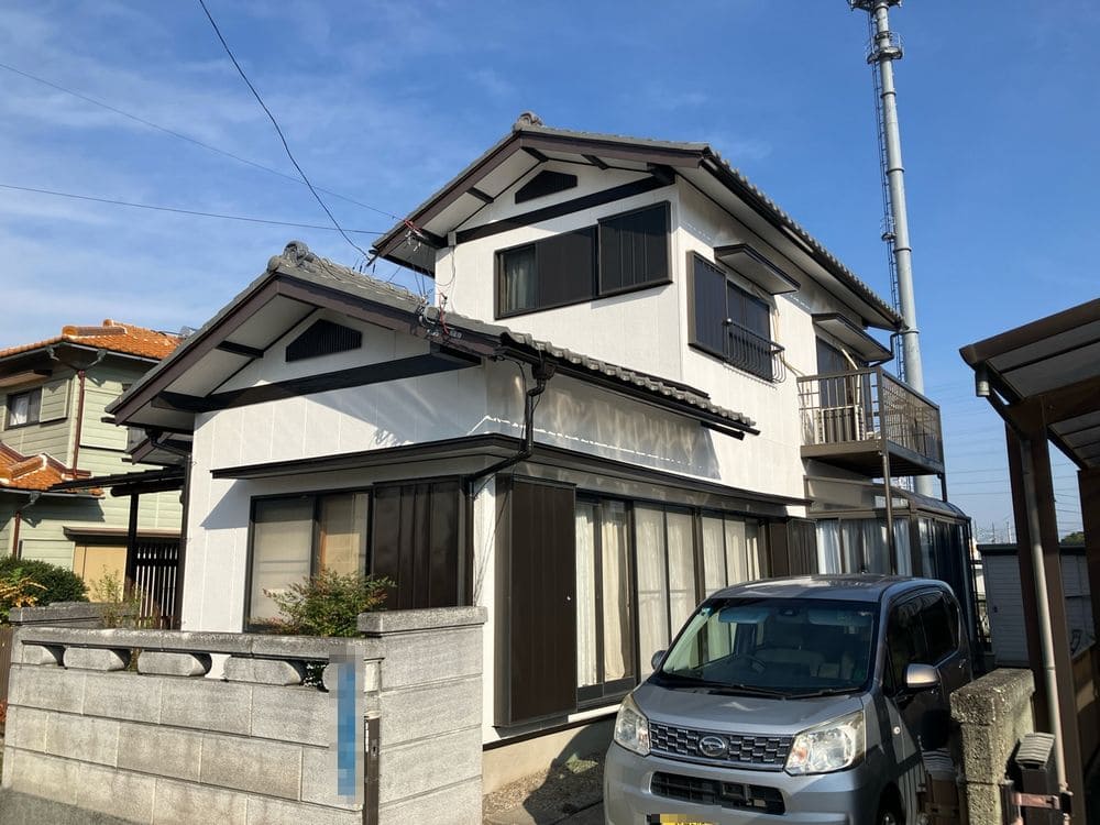 生駒市の外壁塗装をリペイント匠が施工した写真