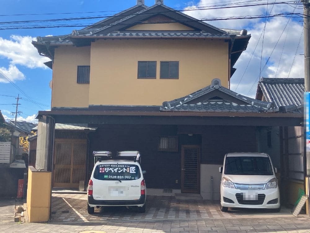S様(津)施工後_外壁全体 (7) 奈良市の外壁塗装をリペイント匠が施工した写真