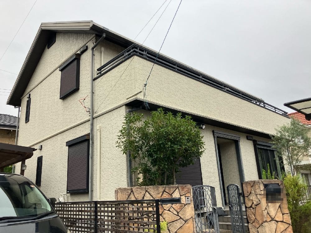 奈良市の外壁塗装、屋根塗装をリペイント匠が施工した写真