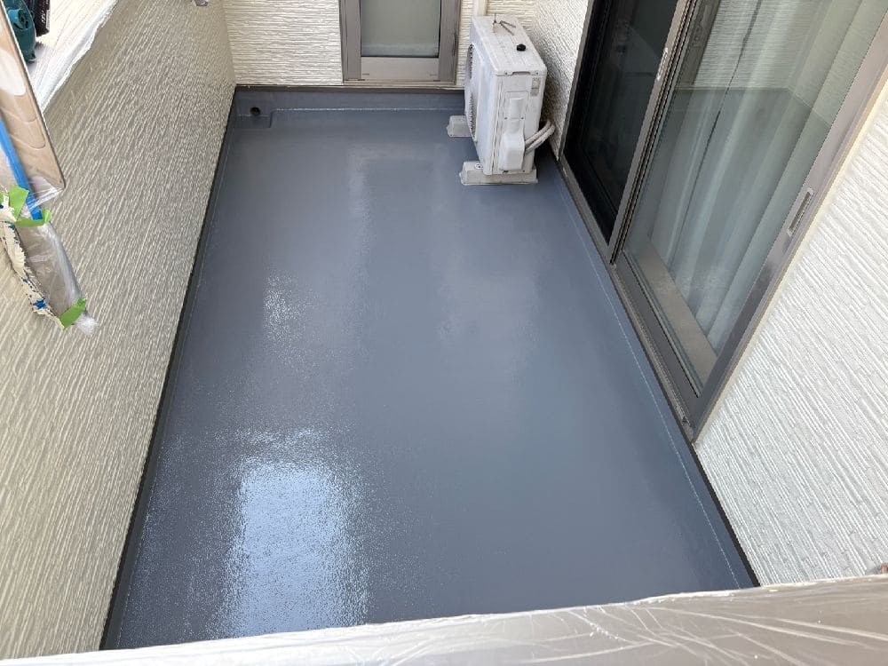 奈良市の外壁塗装、屋根塗装、防水工事をリペイント匠が施工した写真