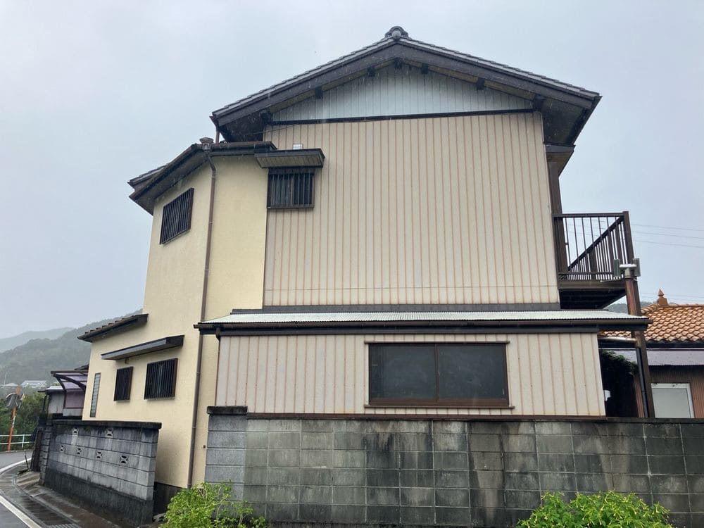 北牟婁郡の外壁塗装をリペイント匠が施工した写真