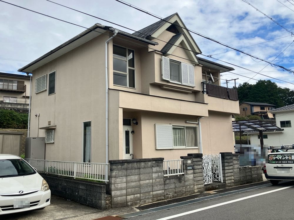 K様(橿原市阿保)施工前 (3) 橿原市の外壁塗装をリペイント匠が施工した写真