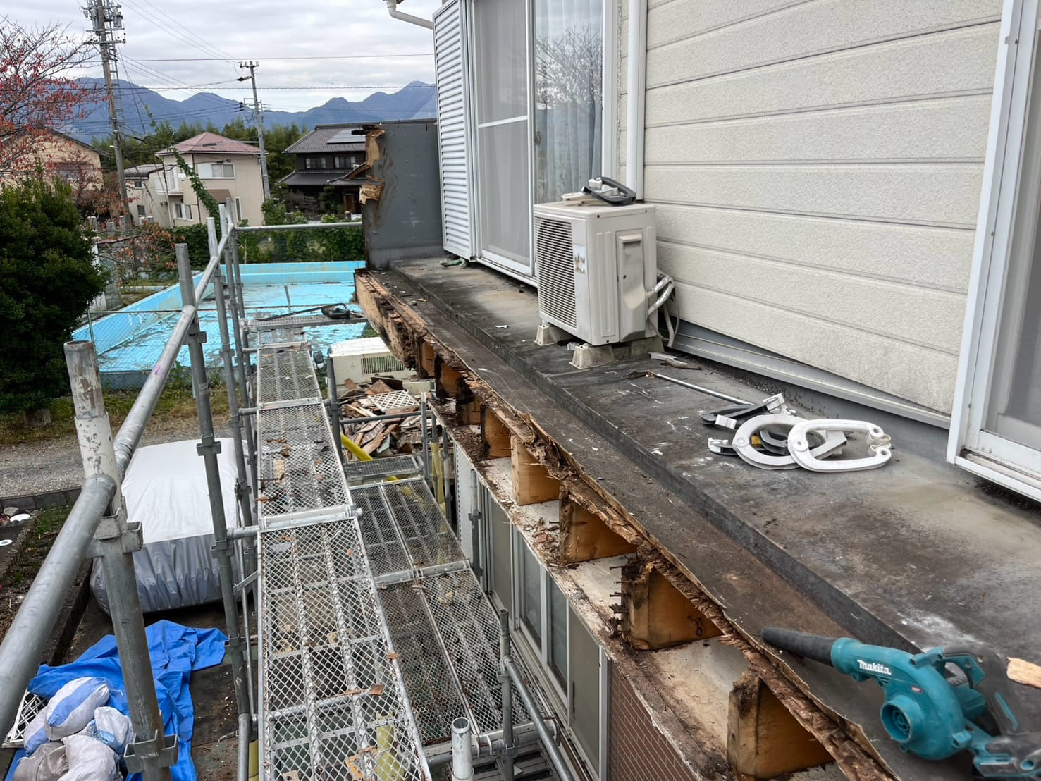 S様(奈良市員弁町石仏) (6) 奈良市の防水工事をリペイント匠が施工した写真