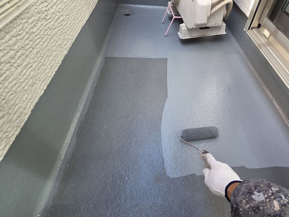 奈良市_O様_防水(トップコート) 奈良市の防水工事をリペイント匠が施工した画像