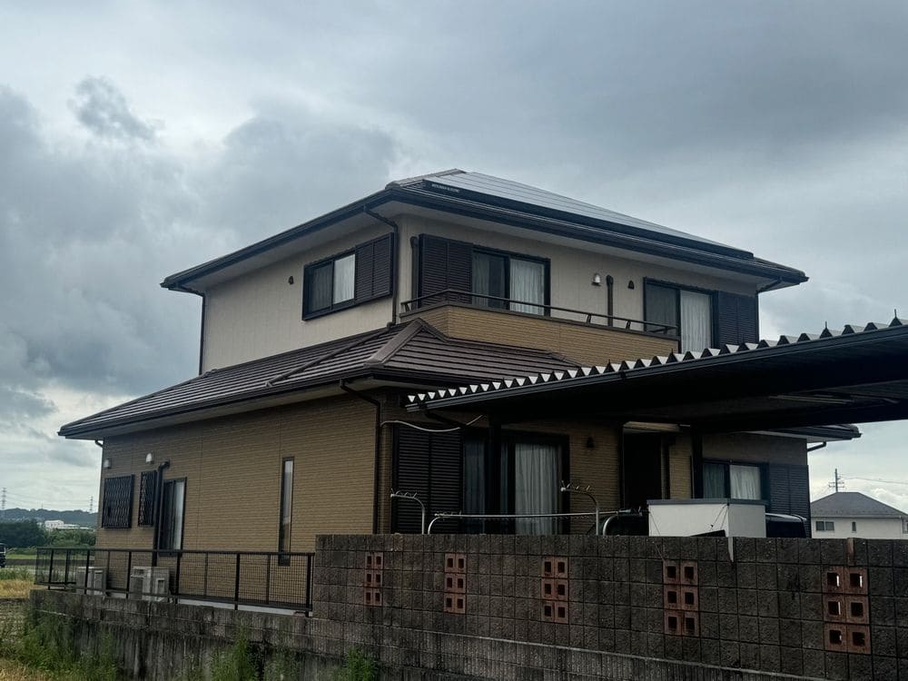 I様(員弁郡奈良市)_施工前 (3) 員弁郡奈良市の外壁塗装、防水工事をリペイント匠が施工した写真