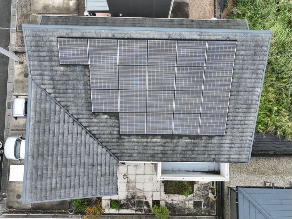 奈良市の外壁塗装、屋根塗装、防水工事をリペイント匠が施工した写真