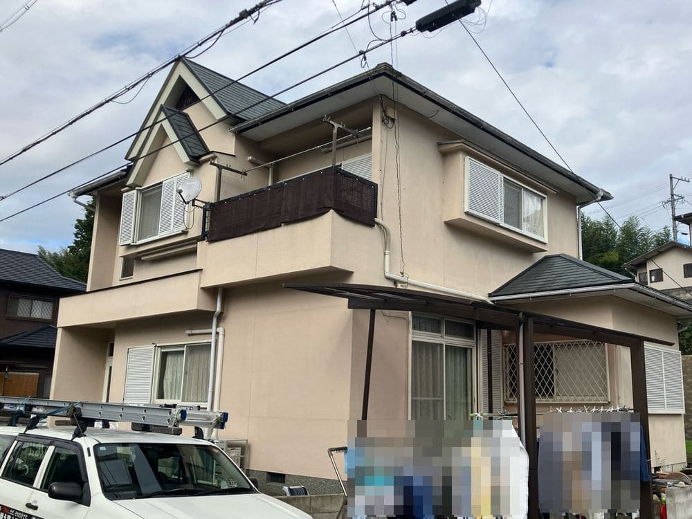 K様(橿原市阿保)施工前 橿原市の外壁塗装をリペイント匠が施工した写真