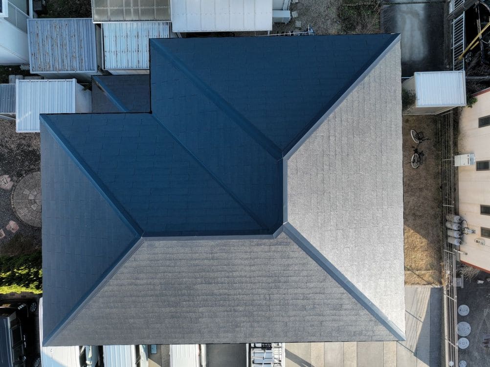 生駒市_O様_屋根_施工後 生駒市の外壁塗装、屋根塗装をリペイント匠が施工した写真