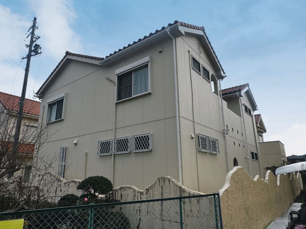 奈良市の外壁塗装をリペイント匠が施工した写真