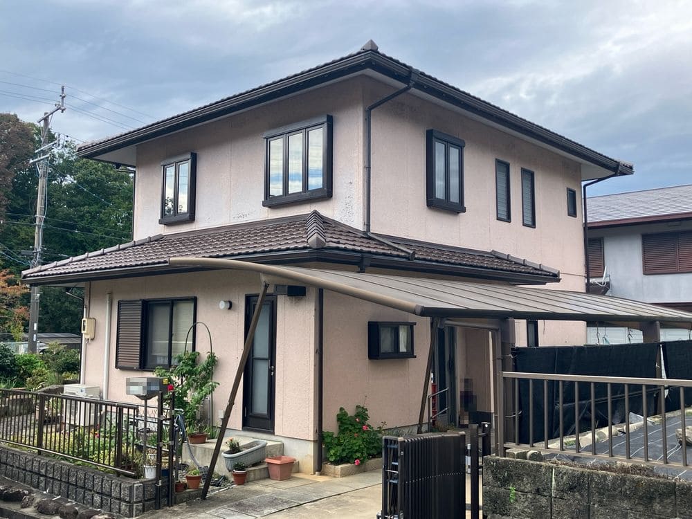 I様(橿原市つつじが丘南)施工前 (2) 橿原市の外壁塗装をリペイント匠が施工した写真