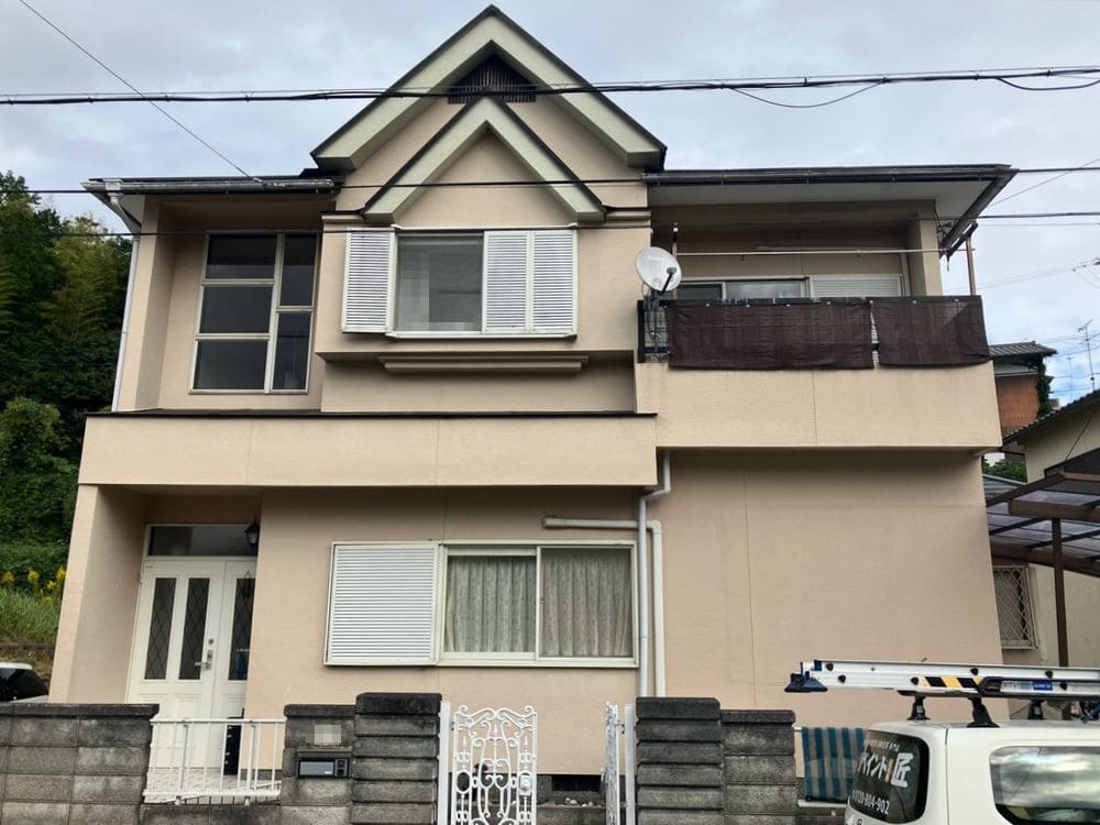 K様(橿原市阿保)施工前 (2) 橿原市の外壁塗装をリペイント匠が施工した写真