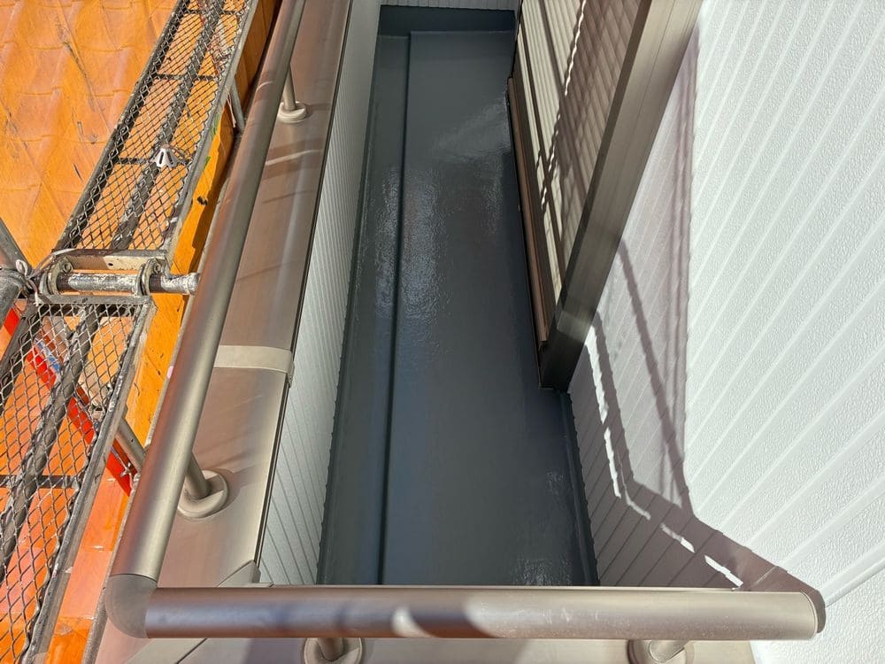 防水(施工後) 生駒市で外壁屋根塗装と防水工事をリペイント匠が施工した写真