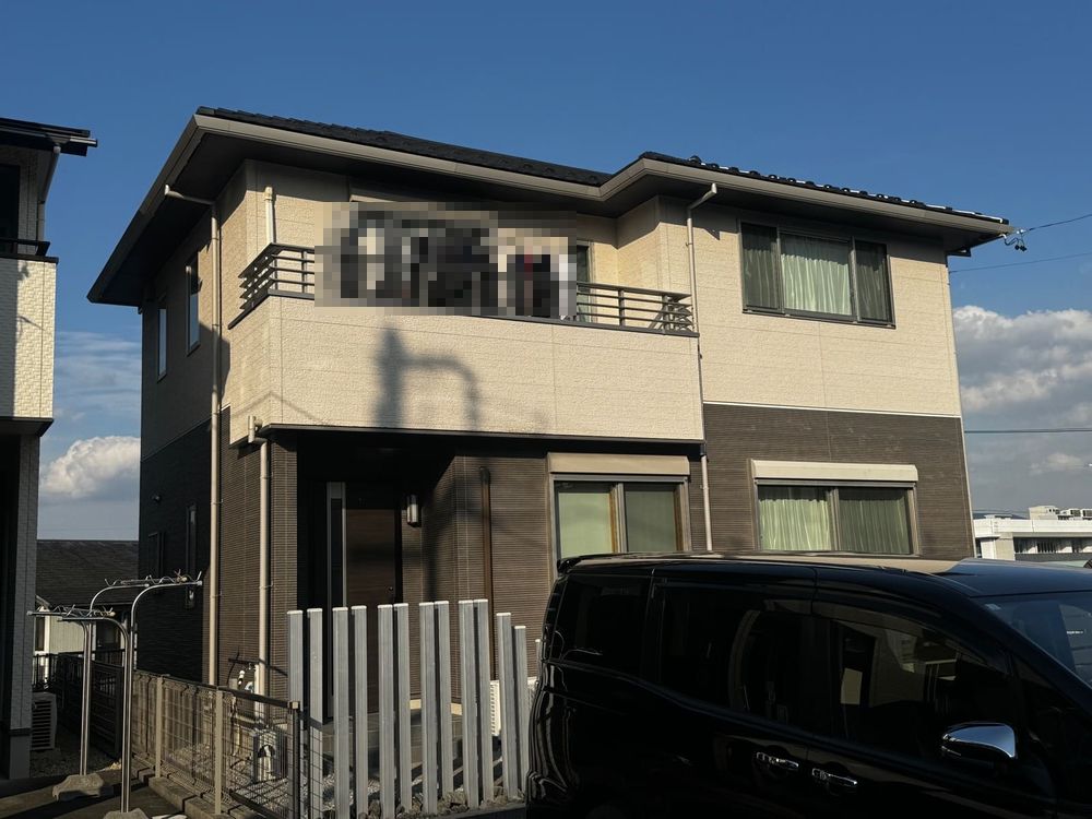 奈良市_O様_施工前_外壁全体2 奈良市の外壁塗装をリペイント匠が施工した写真