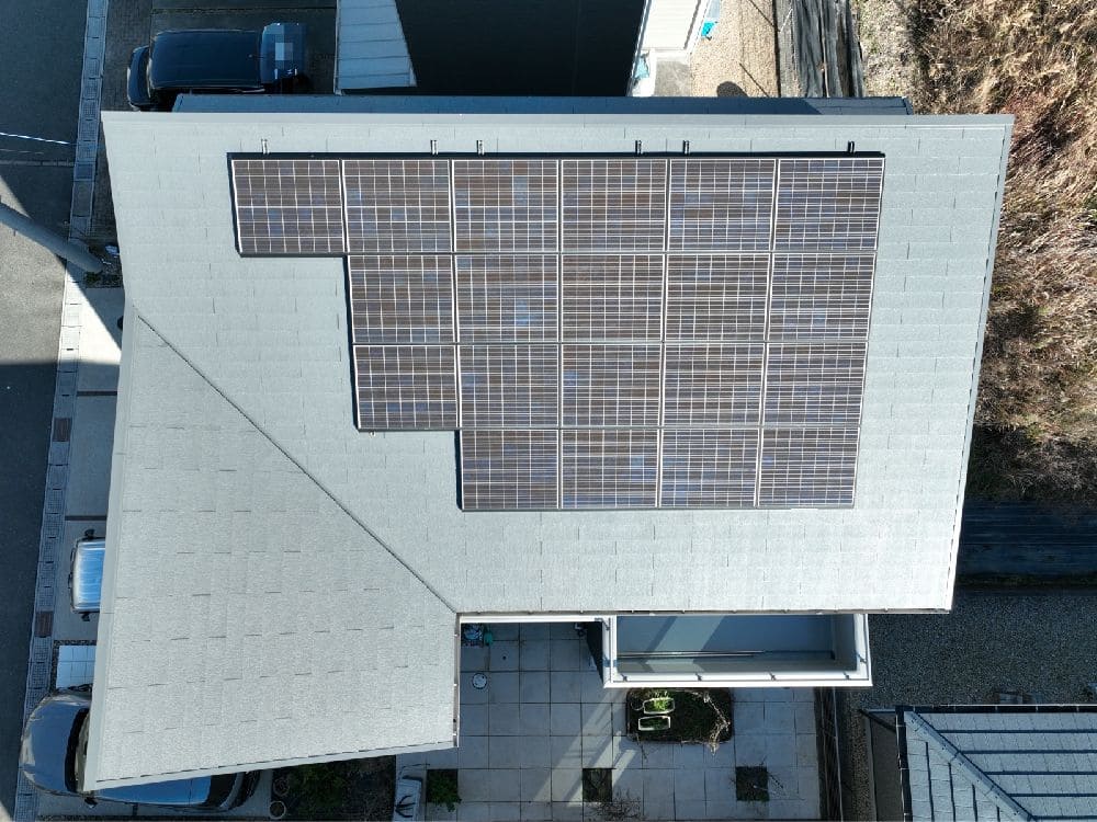 奈良市の外壁塗装、屋根塗装、防水工事をリペイント匠が施工した写真