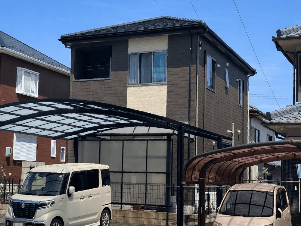 H様(橿原市つつじが丘北)施工前 橿原市の外壁塗装をリペイント匠が施工した写真