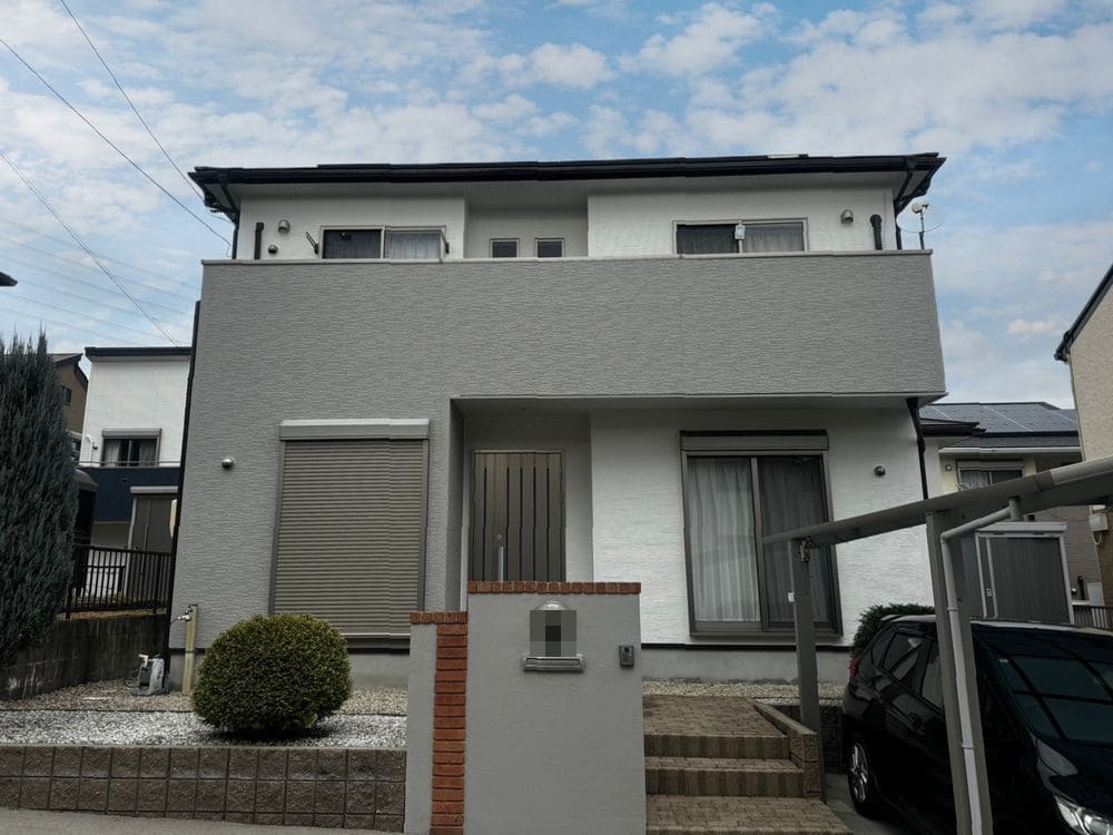 O様(奈良市陽だまりの丘)_施工後_外壁全体 奈良市|カラーチェンジ大成功|どこよりも丁寧で親切!信じて匠さんに依頼