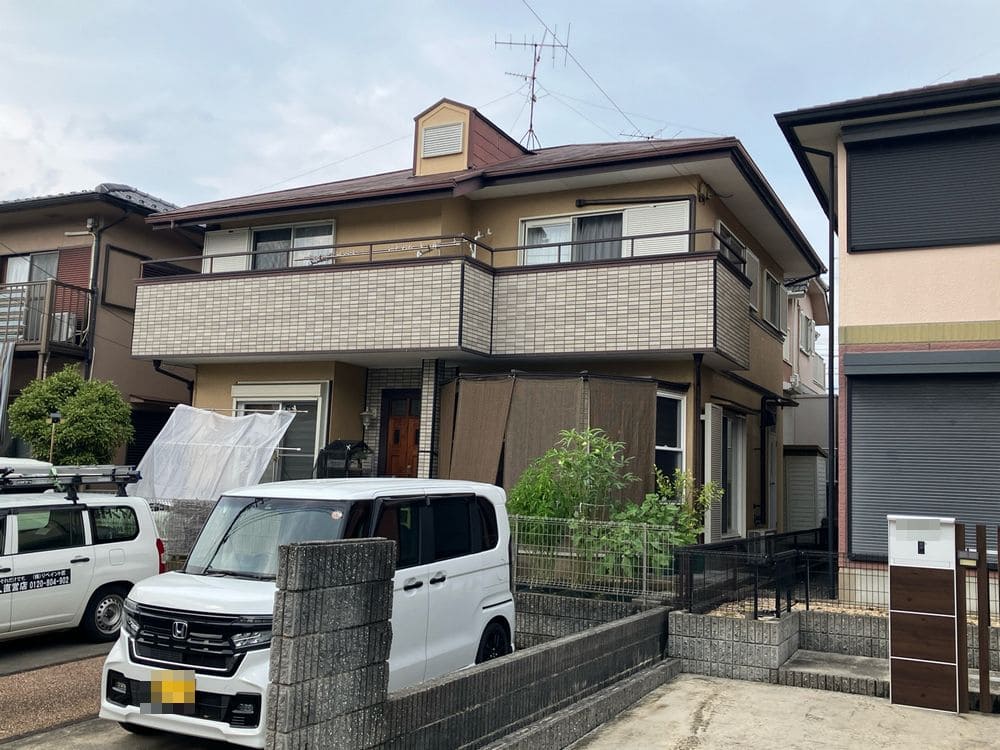 橿原市の外壁塗装、屋根工事をリペイント匠が施工した写真
