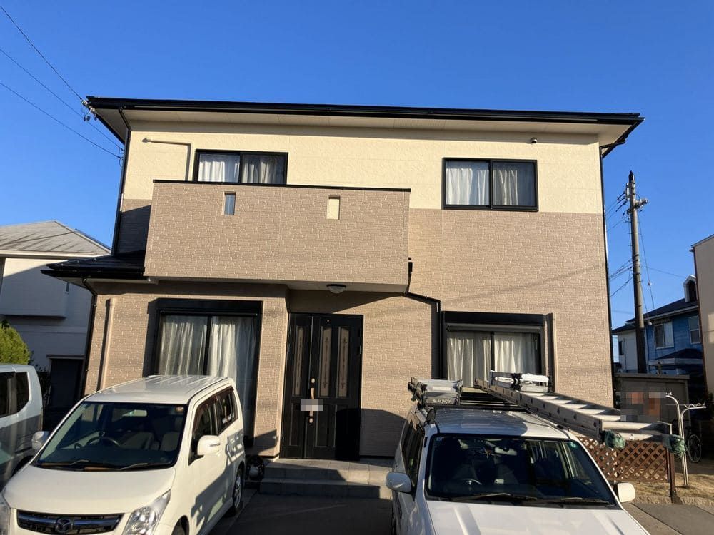 生駒市_O様_全体_施工後 生駒市の外壁塗装、屋根塗装をリペイント匠が施工した写真