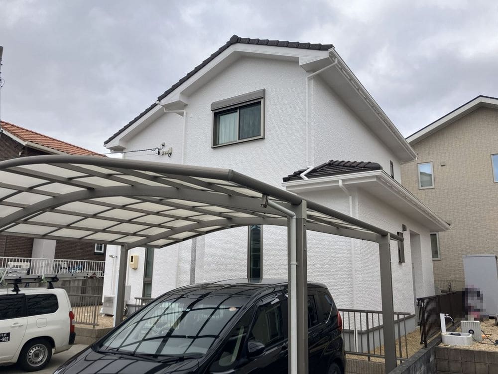 Y様(生駒市郡山町)施工後 (2) 生駒市の外壁塗装をリペイント匠が施工した写真