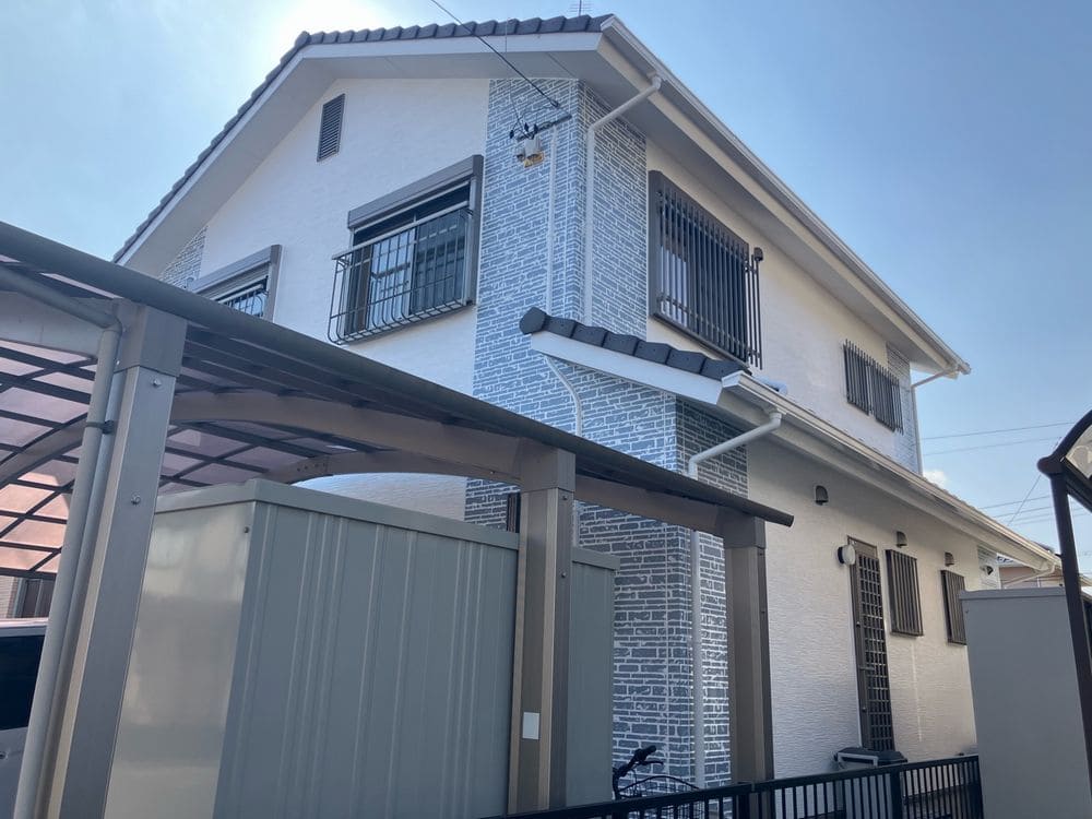 奈良市久居 D様施工後 (3) 奈良市の外壁塗装をリペイント匠が施工した写真